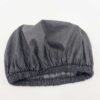 black-grey-charcoal-laminatedcotton-showerhat-waterproof-laminatedcotton Shower Cap Black Unisex