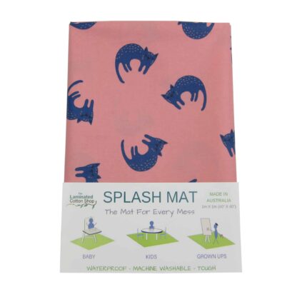 splat mat pink cats