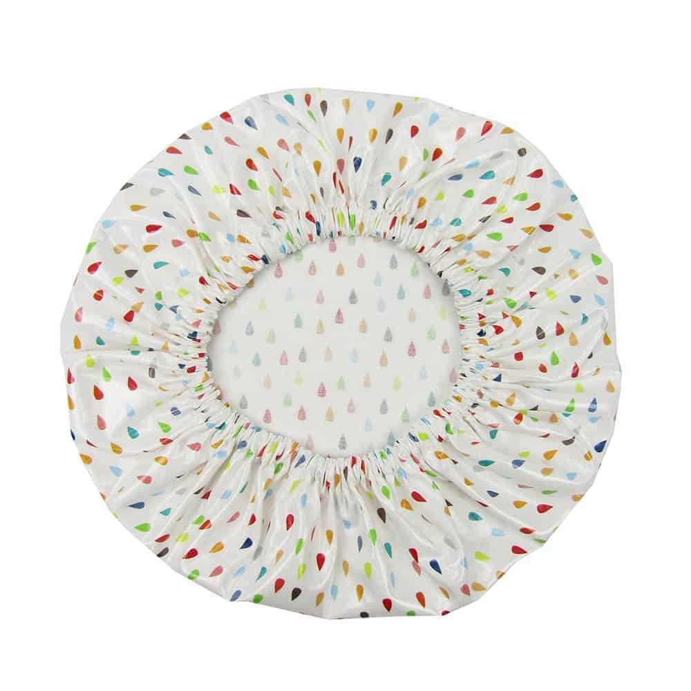 Kids Shower Cap Rain drops Laminated Cotton Shop