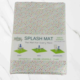 splash mat sprinkles print waterproof