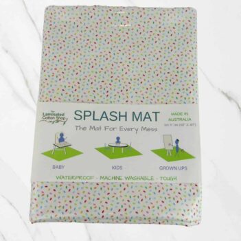 splash mat sprinkles print waterproof