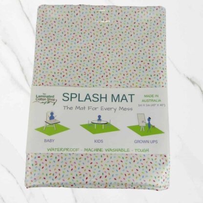 splash mat sprinkles print waterproof