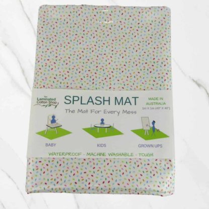 splash mat sprinkles print waterproof