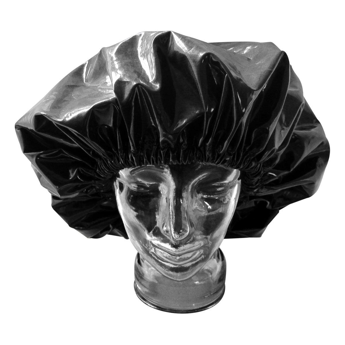 Dreadlock Shower Cap Black Laminated Cotton Shop
