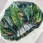 jungle-green-XL-dreadlock-showercap Shower Cap Rainbow Raindrops