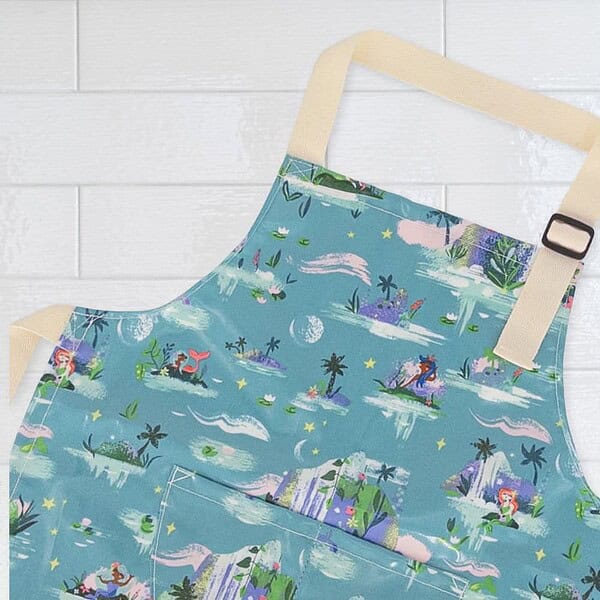 mermaid-waterproof-apron-kids Kids Apron Sea Mermaids