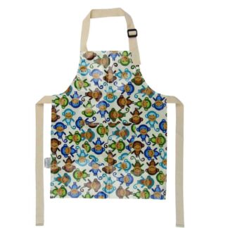 kids monkey apron