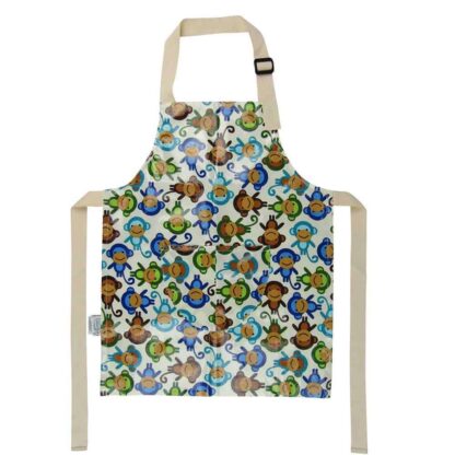 kids monkey apron