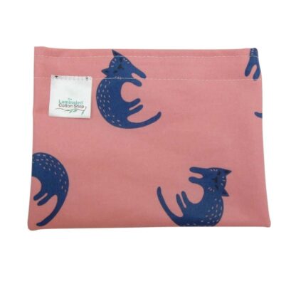 pink cats snack bag