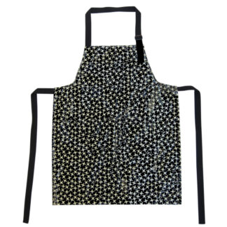 skulls apron laminated cotton shop