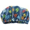 blue kids shower cap