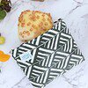 green geo snack bag