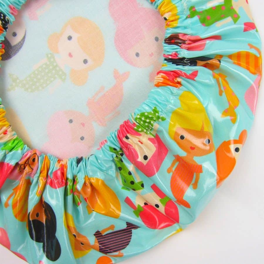 Mermaid shower cap for kids Laminated Cotton Shop