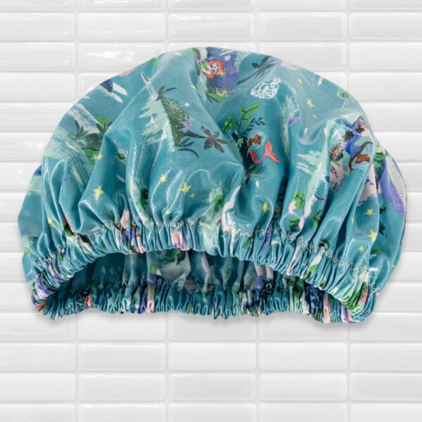 mermaid-shower-cap-kids Mermaid shower cap for kids