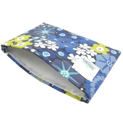 snack bag blue flowers