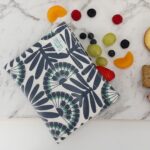 Untitled design - 1 retro blue flowers snack bag