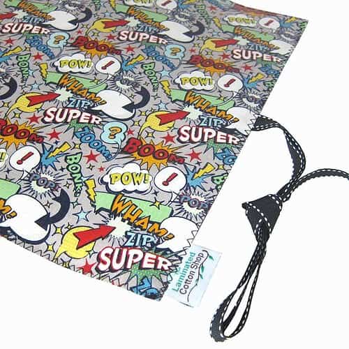 superhero-chalk-mat-close-up-woo Kids Placemat Chalk Drawing Mat Superhero