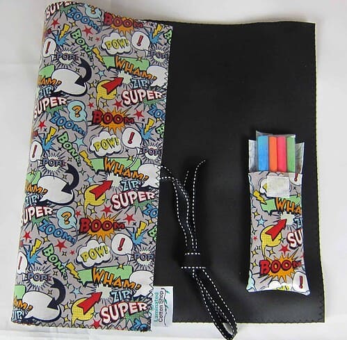superhero chalkmat front image chalkmat superhero print