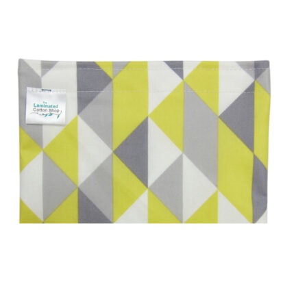 Reusable Food Snack Bags Organic Cotton geo print - Image 5