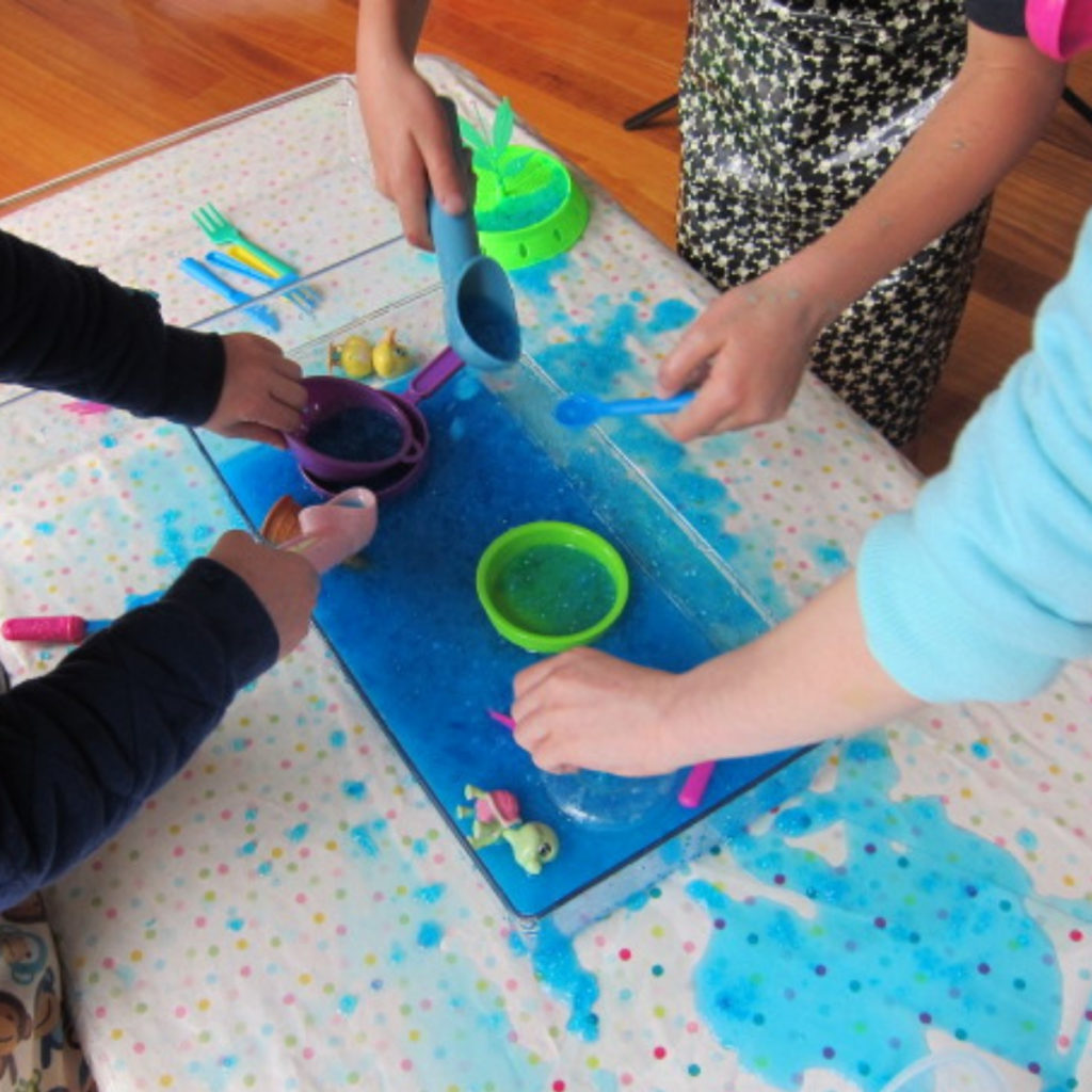 water bead play with splash mat the laminated cotton shop 