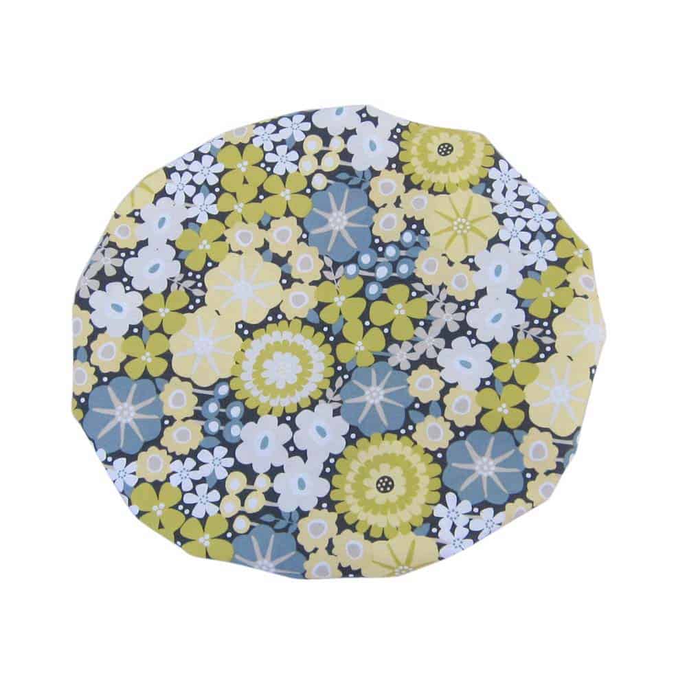 Shower Cap Lemon Flowers Laminated Cotton Shop