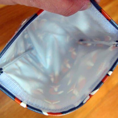 inside snack bag laminated cotton