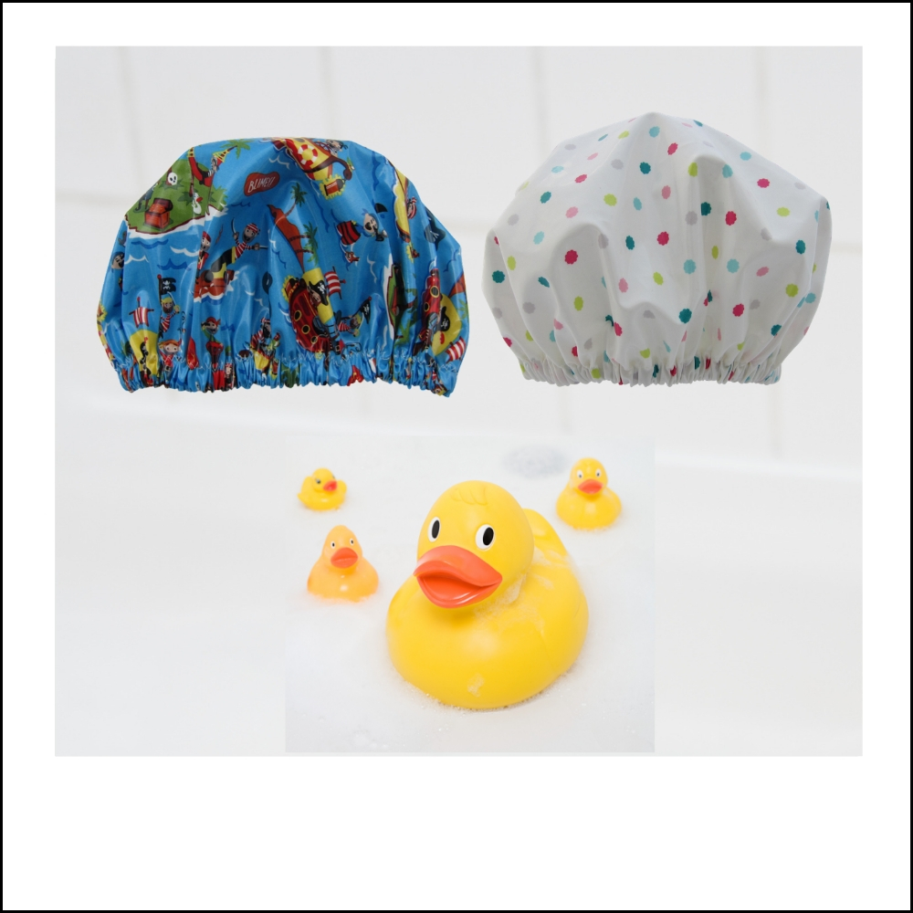 Kids Shower Caps Laminated Cotton Shop