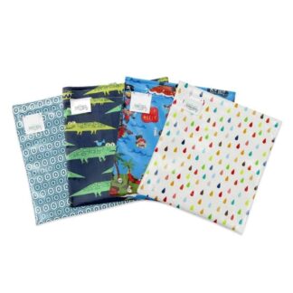 large snack bag laminated cotton