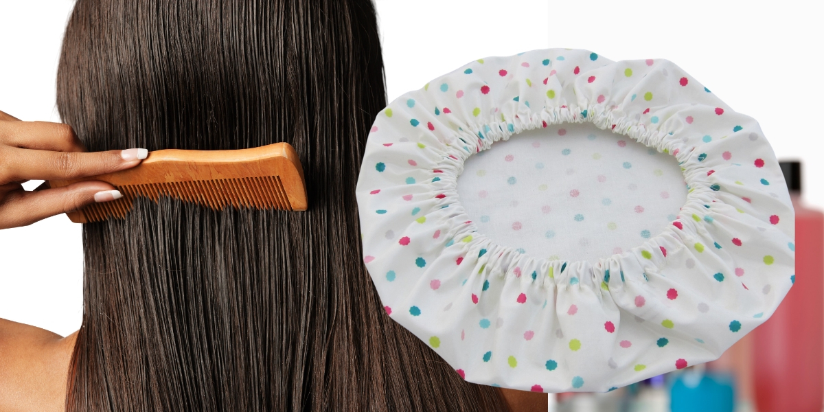 Shower cap hair wash Clearance