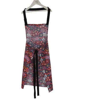 Apron waterproof red flowers - Image 4