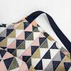 Apron for women organic cotton geo print