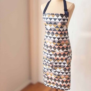 geo-apron-waterproof-full-length Apron for women organic cotton geo print