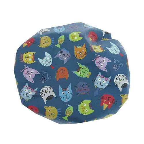 Shower Cap Cats Print