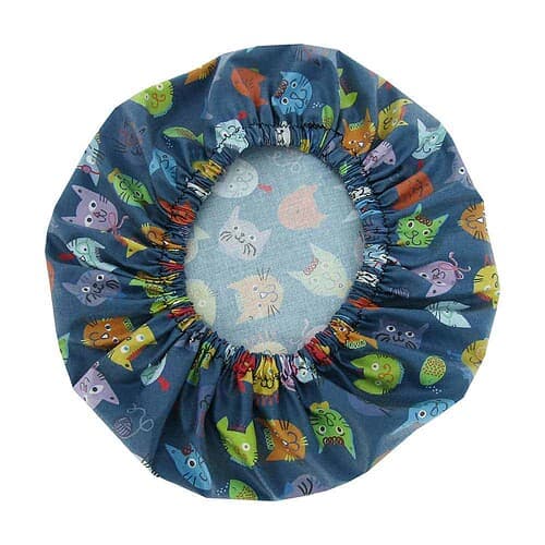 Shower Cap Cats Print