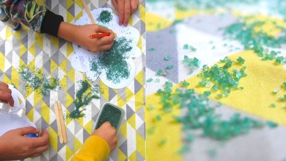 How to make eco friendly glitter 