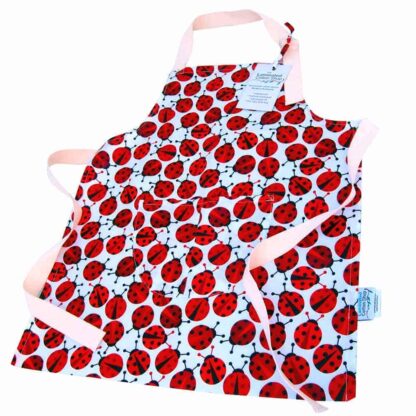 kids apron ladybirds