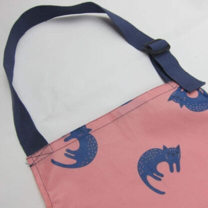 childrens apron pink cats