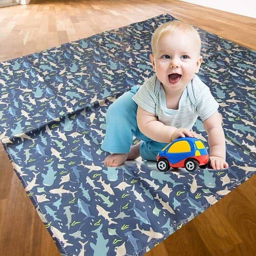 Splat Mat Blue Sharks