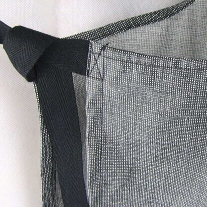 black apron back laminated cotton