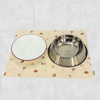dogs-petmat-feeding-placemat Pet Placemat Laminated Cotton