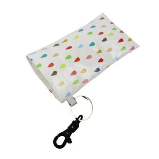 wateproof pouch rain drops