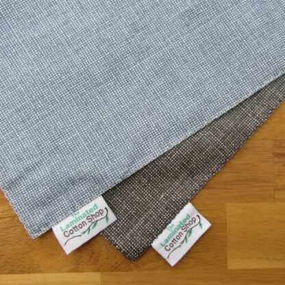 blue and black linen