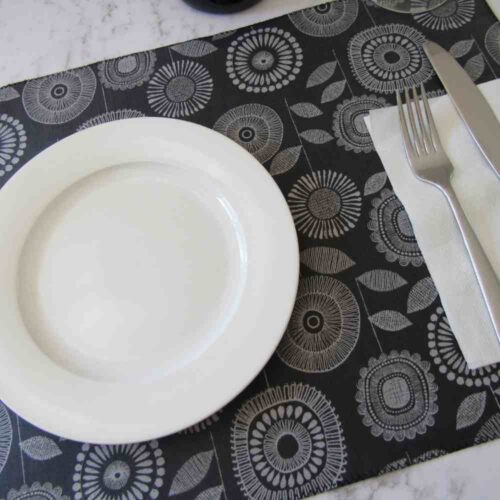 Waterproof Placemat Tableware Laminated Cotton Shop