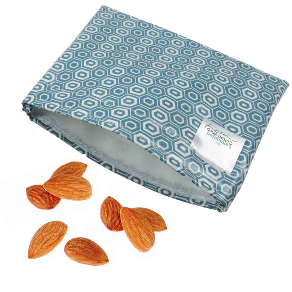 Food safe snack bag Laminated Cotton Shop