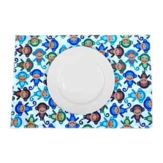 monkey placemat kids