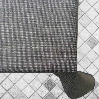 black linen square tablecloth