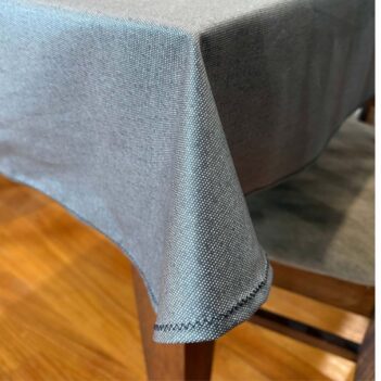 black-waterproof-laminatedcotton-tablecloth-diningtable-corner-australia Waterproof Tablecloth Rectangle