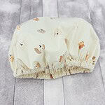 dogs-print-cream-shower-cap-cotton-inner-australia dogs shower cap laminated cotton