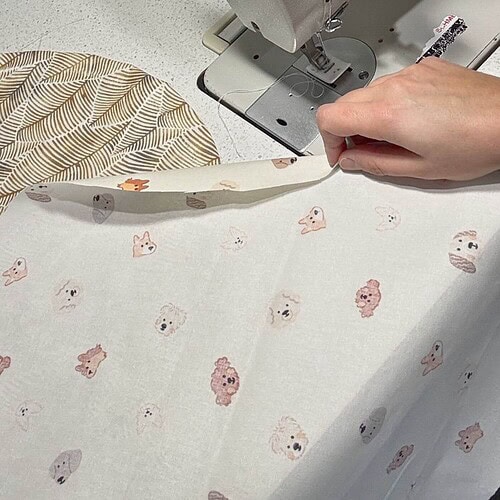 dogs-shower-cap-handmade-sewingmachine-laminatedcotton Shower Cap Dogs