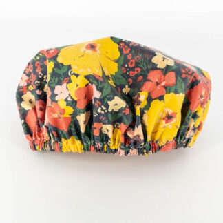 Shower Cap Organic Cotton Flowers